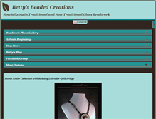 Tablet Screenshot of bettysbeadedcreations.com